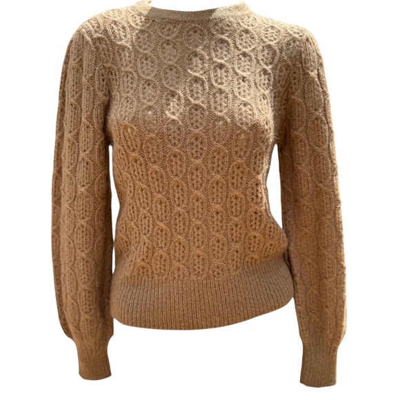 J. Crew Sweaters - J. Crew Cable Knit Tan Sweater size XS